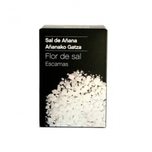 Flor de sal en escamas de Añana 250 g · sal gourmet artesanal del Valle Salado