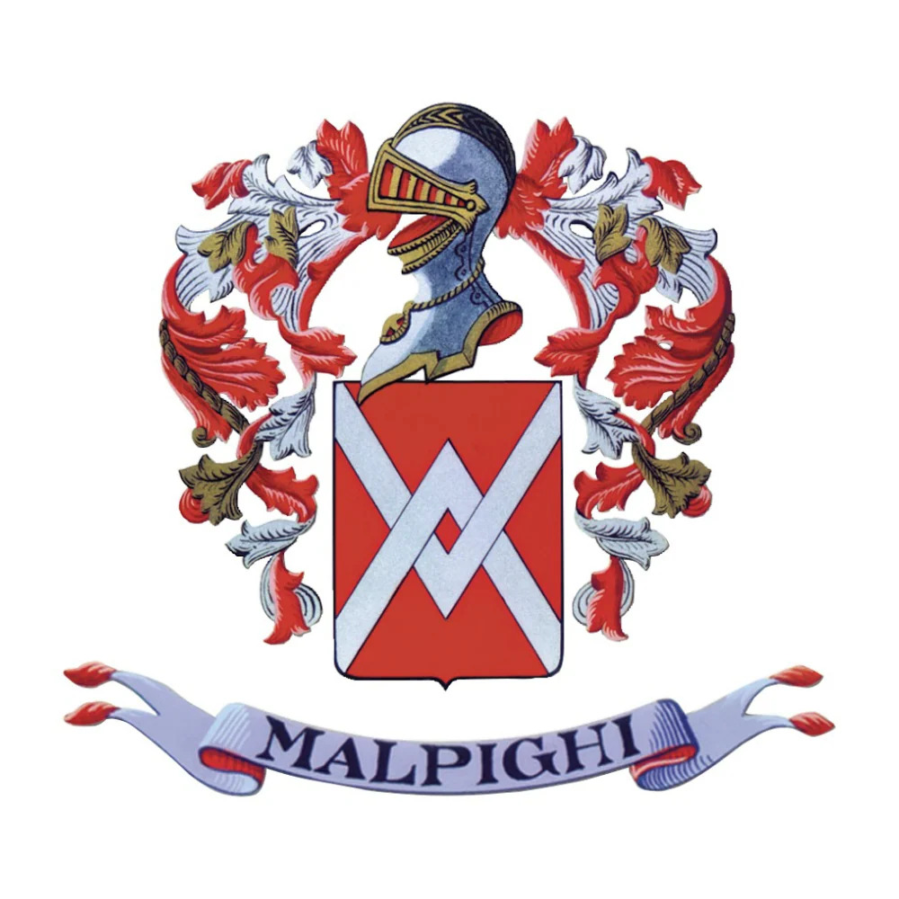 Logotipo oficial de Acetaia Malpighi, histórica casa productora de vinagre balsámico de Módena