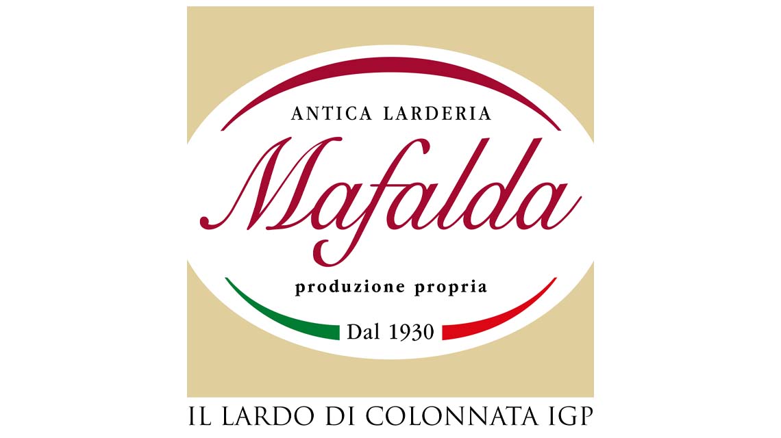 Logotipo Antica Larderia Mafalda, productor italiano de Lardo di Colonnata IGP desde 1930