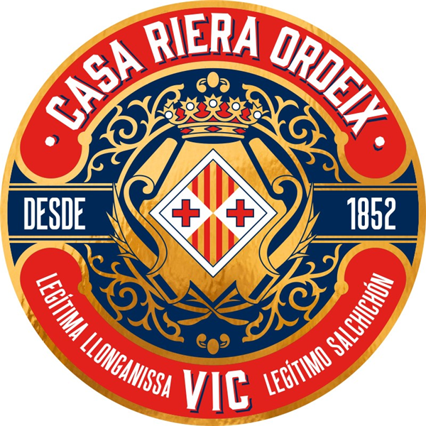 Logotipo oficial Casa Riera Ordeix Vic desde 1852 charcutería artesanal catalana