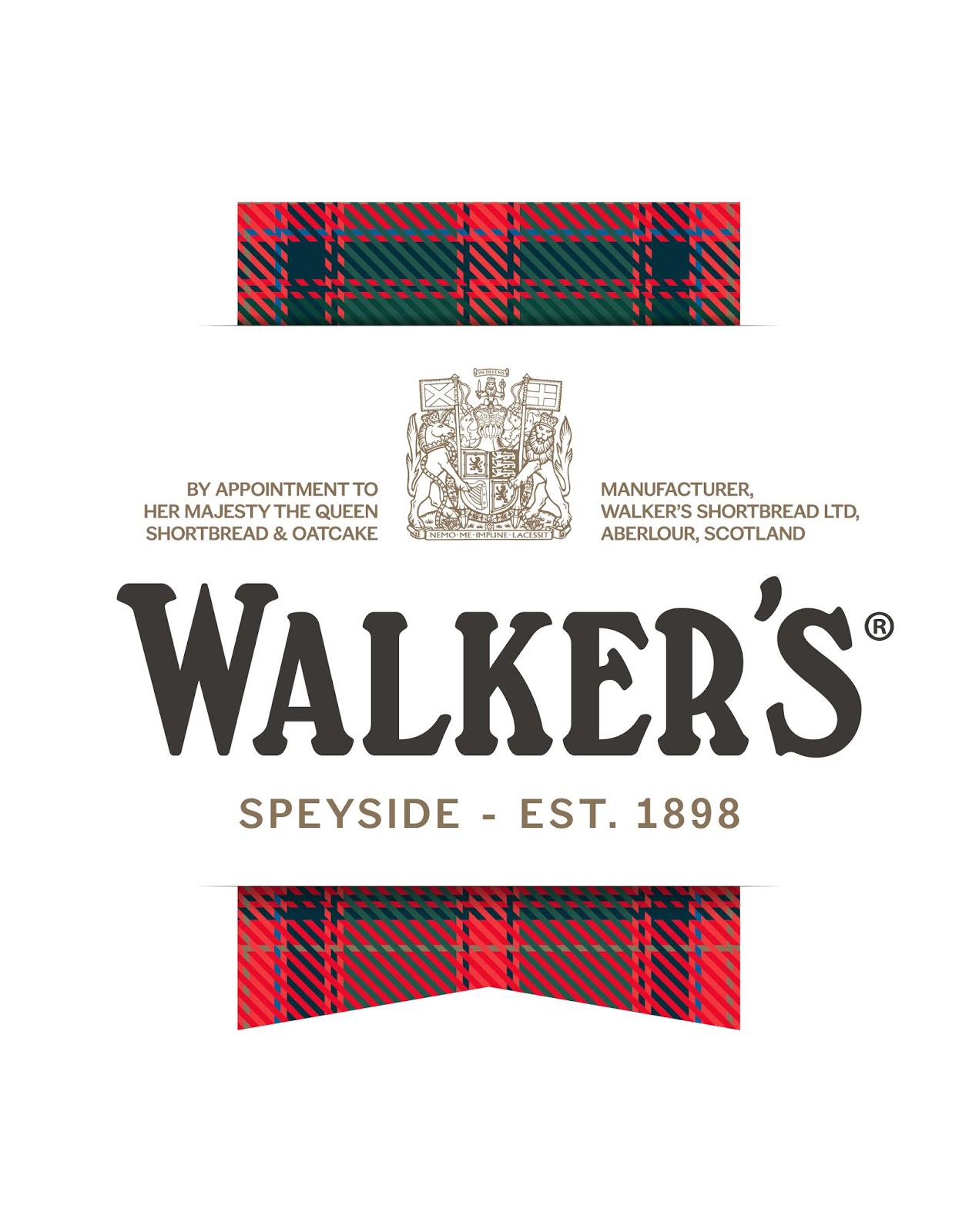 Logotipo de Walker’s Shortbread, fabricante escocés de galletas artesanas tradicionales desde 1898 en Speyside