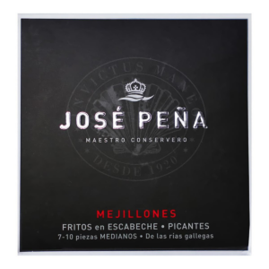 Mejillones picantes fritos en escabeche de las rías gallegas José Peña 7–10 piezas
