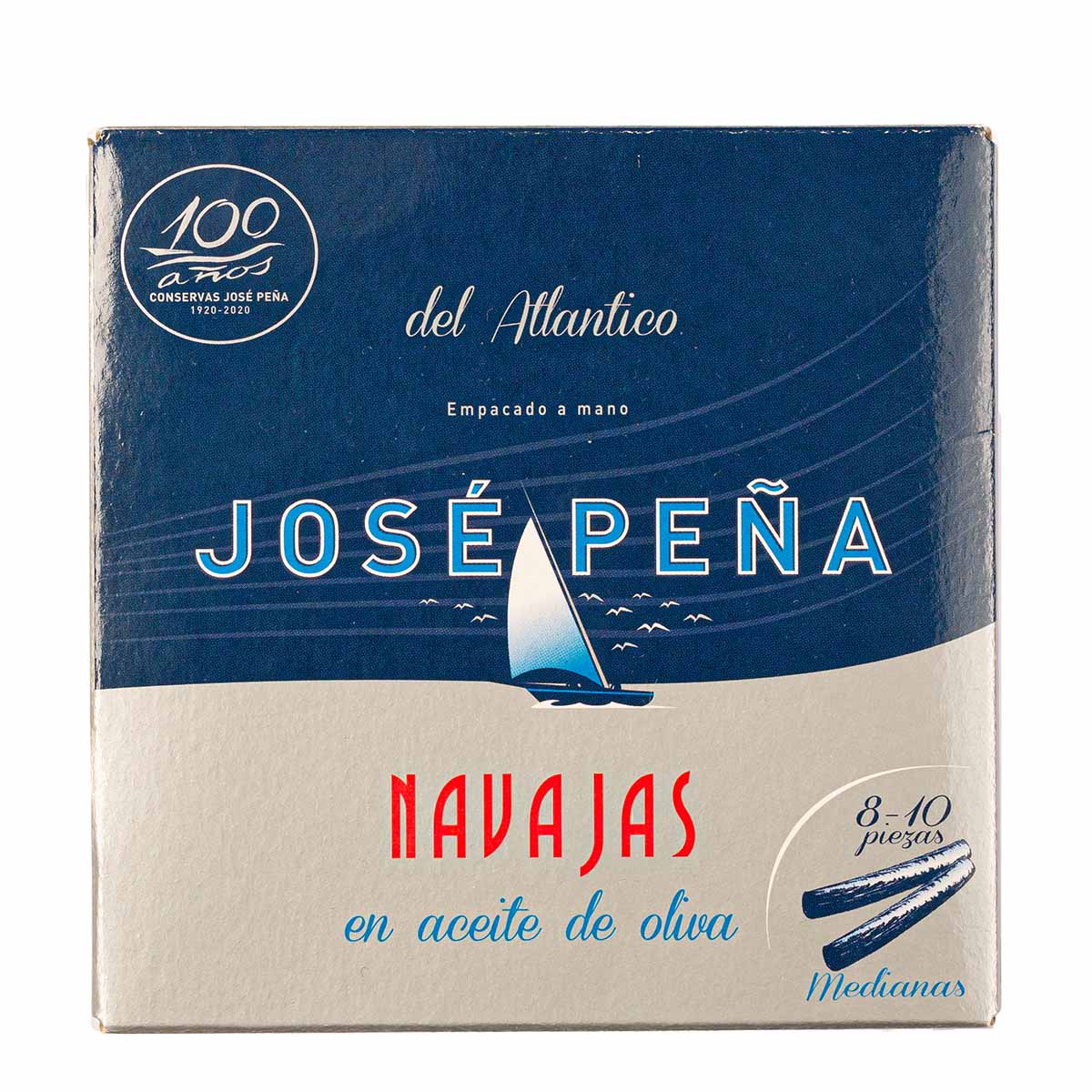 Navajas en aceite de oliva José Peña 8-10 piezas Navajas en aceite de oliva 8-10 piezas José Peña conservas gourmet