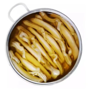 Navajas en aceite de oliva José Peña vista interior conserva gourmet del Atlántico