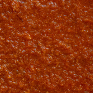Textura del Ragù Napoletano Carmiano, salsa italiana de carne y tomate cocinada lentamente