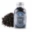 Sal Negra de Hawai Terre Exotique 290 g en tarro de cristal con granos de sal negra sobre fondo blanco