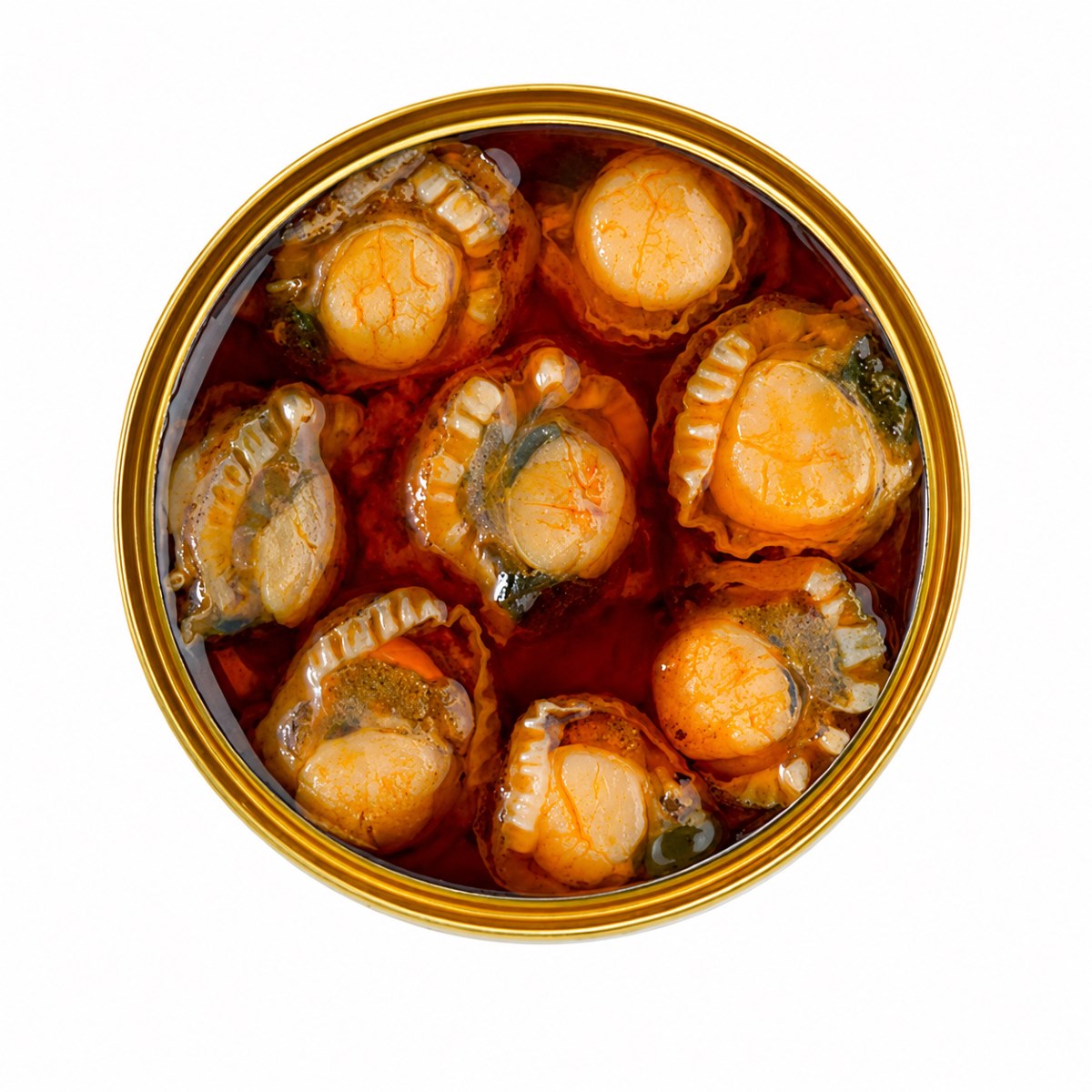 Zamburiñas en Salsa de Vieira Rosa Lafuente · Pesca de Rías · 111 g · Lata Abierta Zamburiñas en salsa de vieira Rosa Lafuente Pesca de Rías 111 g en lata abierta