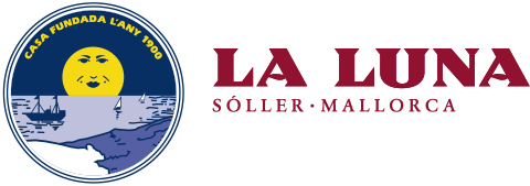 Logotipo La Luna Sóller Mallorca casa fundada en 1900 tradición gastronómica mallorquina