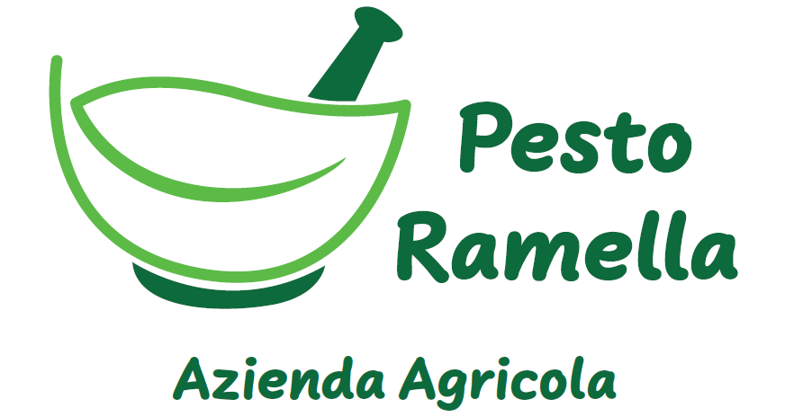 logotipo pesto ramella azienda agricola pesto genovese artesanal italiano
