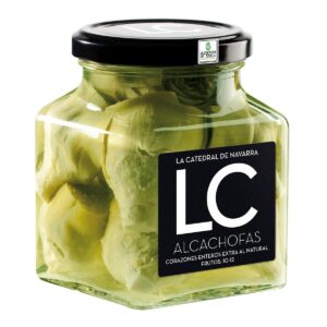 Alcachofas de Tudela enteras extra al natural La Catedral de Navarra 10-12 frutos
