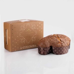 Colomba Italiana de Chocolate Negro Roberto Cantolacqua con caja regalo