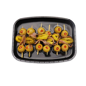 Gildas de anchoa Josimar 160g 8 unidades con aceituna, piparra y anchoa