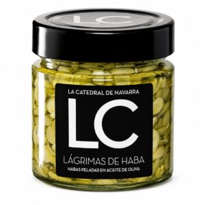 Lágrimas de haba en aceite de oliva La Catedral de Navarra