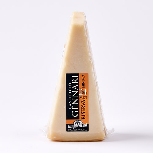 Parmigiano Reggiano DOP 24 Meses · Caseificio Gennari Parmigiano Reggiano DOP 24 meses Caseificio Gennari en cuña