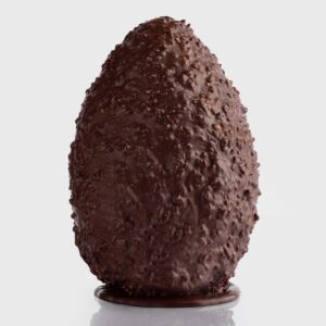 Huevo Rocher Chocolate Negro y Avellanas Roberto Cantolacqua 300g chocolate artesanal