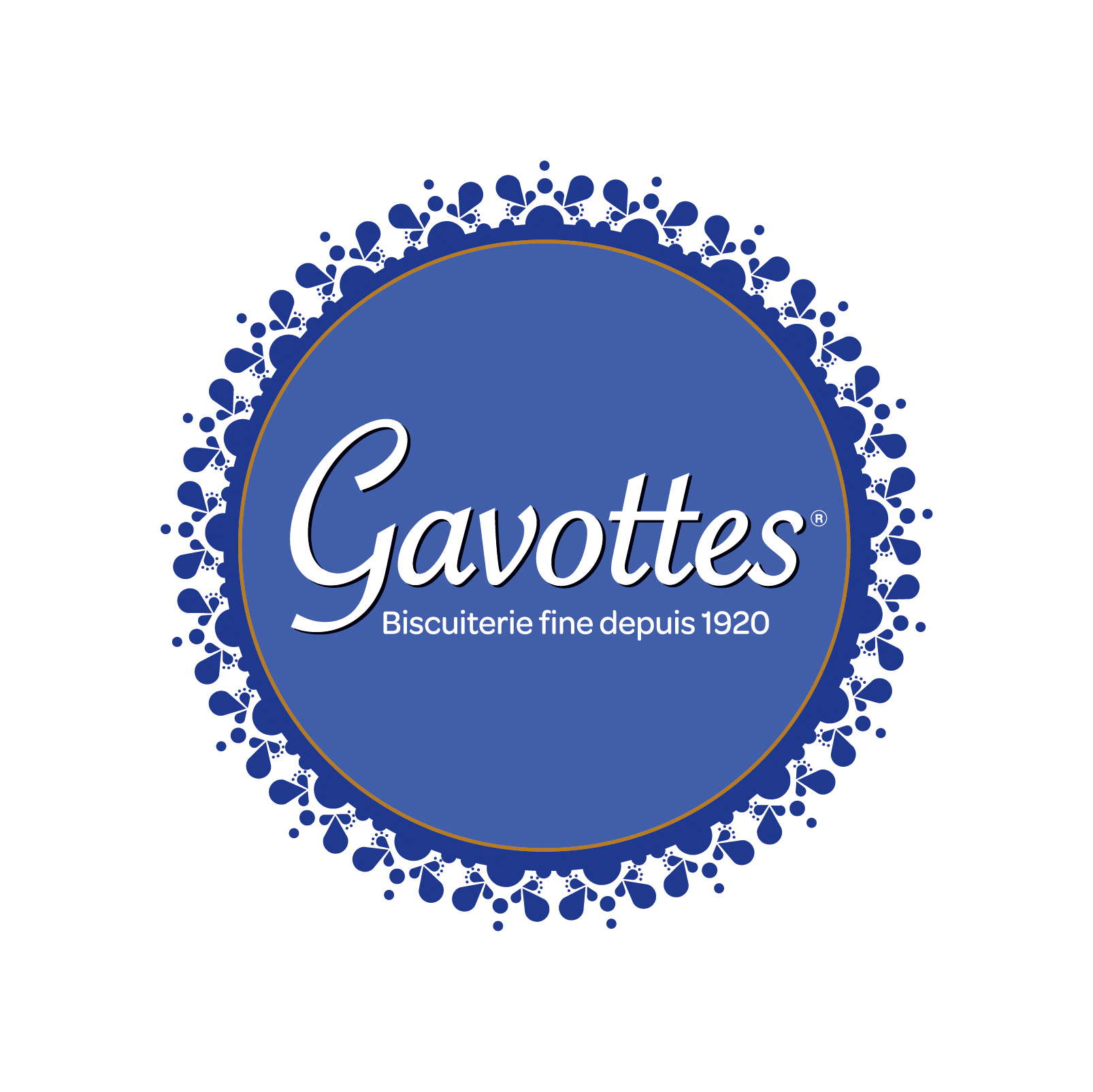 Logotipo Gavottes biscuiterie fine desde 1920