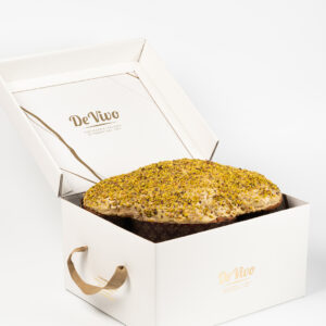 colomba de pascua italiana de pistacho de vivo 1 kg en estuche regalo