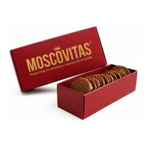 Caja de Moscovitas Clásicas Rialto de almendra y chocolate 160 g