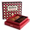 Moscovitas Mixtas Rialto de chocolate con leche y negro 320 g en caja abierta