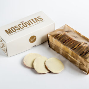 Moscovitas de Almendra con Chocolate Blanco 160g
