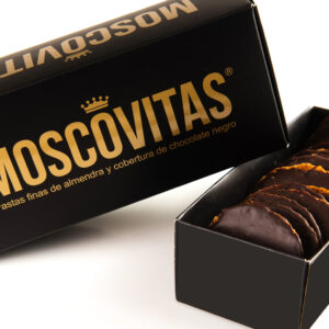 Moscovitas de almendra con chocolate negro 160 g