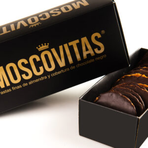 Moscovitas de almendra con chocolate negro 160 g