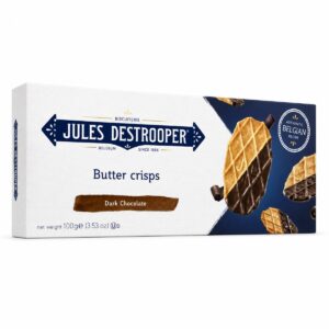 Galletas de Mantequilla con Chocolate Negro Jules Destrooper 100 g en caja