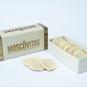 moscovitas chocolate blanco sin gluten almendra galletas gourmet