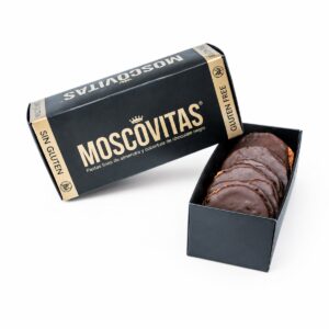 Moscovitas de Chocolate Negro Sin Gluten Rialto 160 g en caja negra