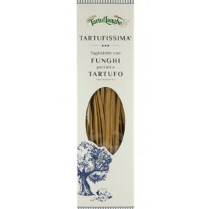 tagliatelle con trufa y setas porcini tartuflanghe pasta italiana gourmet