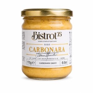 Salsa Carbonara del Chef Monosilio Bistrot75 Tartuflanghe en tarro