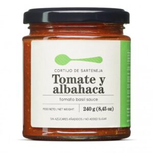 salsa de tomate y albahaca Cortijo de Sarteneja gourmet