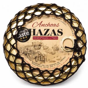 Anchoas del Cantábrico desespinadas a pinza Hazas en lata ovalada