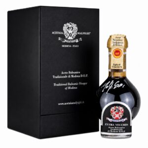 Balsámico DOP Extra Vecchio 35 años Ermes Malpighi 100 ml con estuche negro