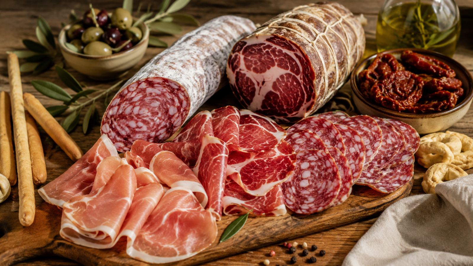 Embutidos italianos gourmet en AGÁPICO