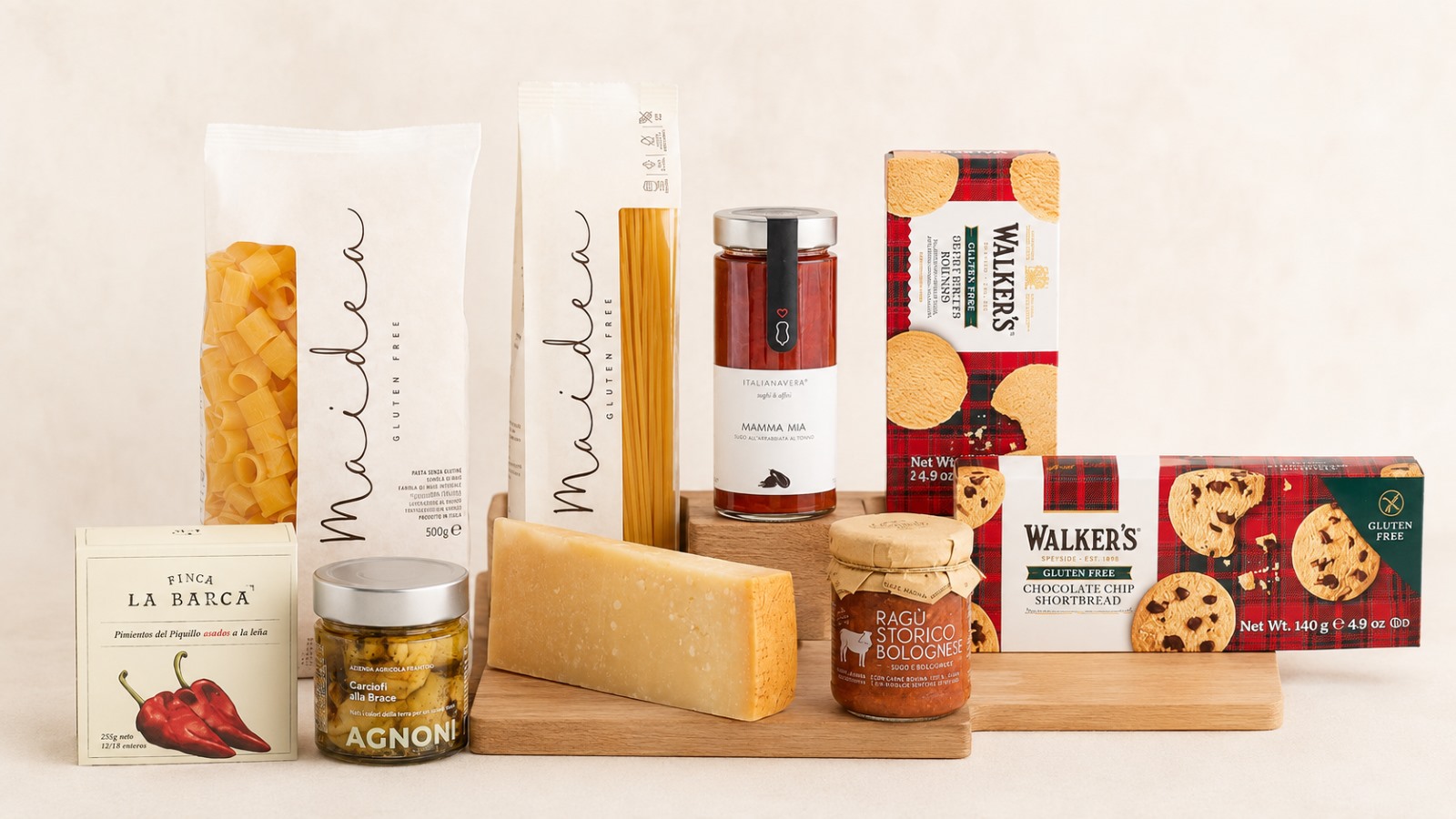 Regalos gourmet sin gluten para crear una cesta cuidada y segura
