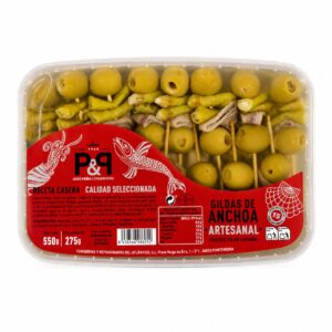 Gildas de anchoa artesanales José Peña 15 unidades en tarrina