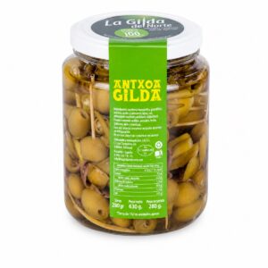 Gildas de anchoa con piparra y aceituna La Gilda del Norte en tarro 280 g