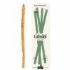Grissini con aceitunas Malafronte 200 g junto a grissino sobre fondo blanco