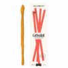 Grissini Mediterráneos Malafronte con aceite de oliva y tomate seco 200 g junto a grissino sobre fondo blanco