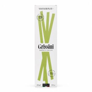 Grissini estirados a mano con mantequilla y salvia Malafronte 200 g en caja
