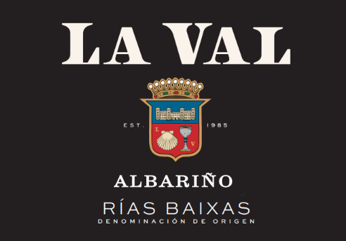 logo la val albariño rias baixas denominacion origen vino gallego
