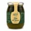 Pesto Genovese Ramella 500 g en tarro de cristal sobre fondo blanco