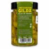 Vista delantera de Gildas de Anchoa con Piparra y Aceituna La Gilda del Norte 6 uds en tarro