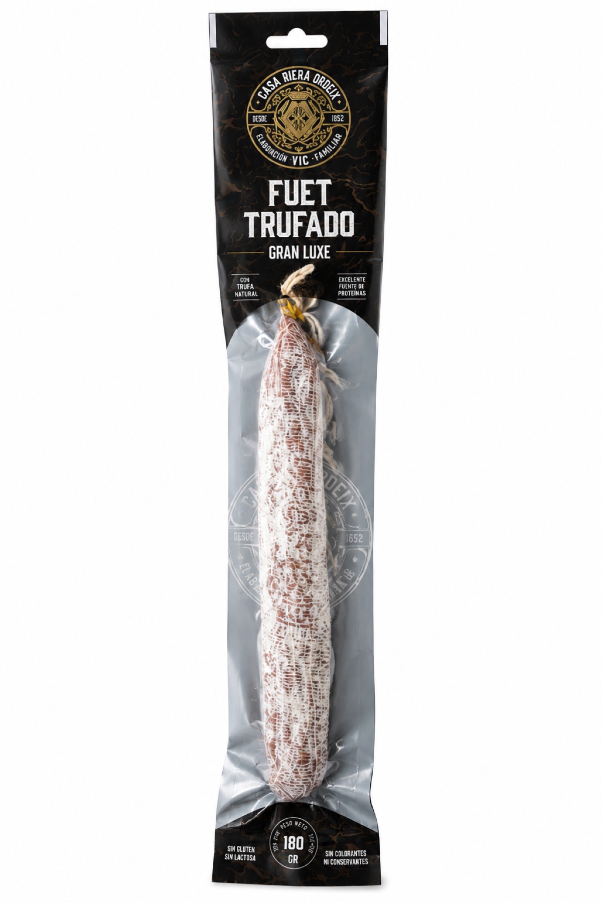 Fuet Trufado Gran Luxe Casa Riera Ordeix 180 g Fuet Trufado Gran Luxe Casa Riera Ordeix 180 g con trufa natural