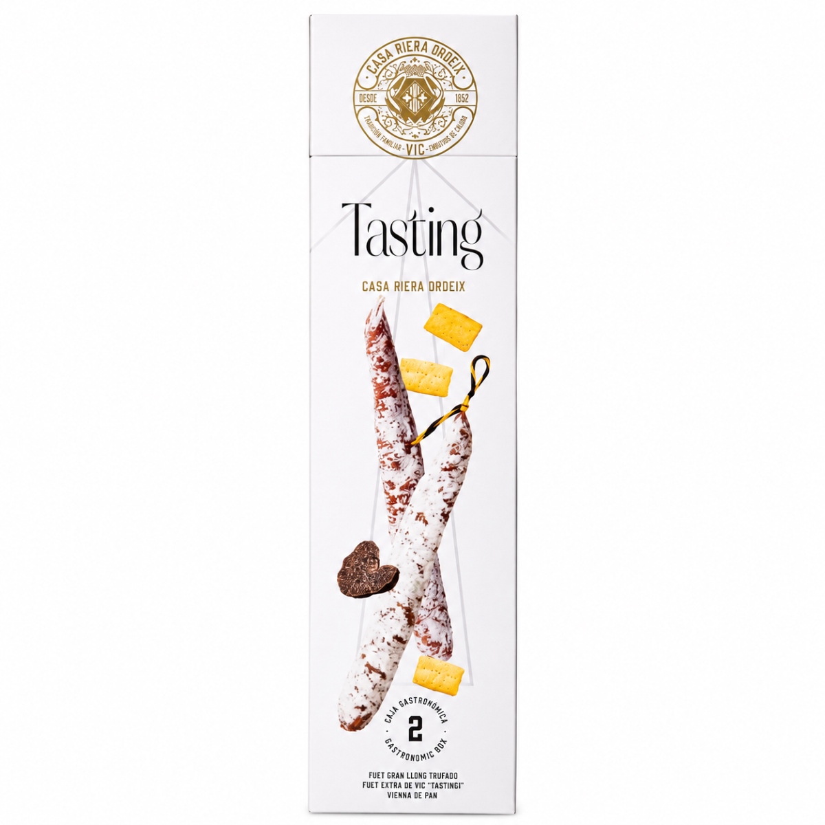 Pack Tasting de Fuets Casa Riera Ordeix Pack Tasting de Fuets Casa Riera Ordeix en estuche gourmet