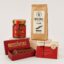 Cesta Corporativa Café y Chocolate Gourmet con café Vezzali, Moscovitas, Giandujotti y crema gianduja Bodrato