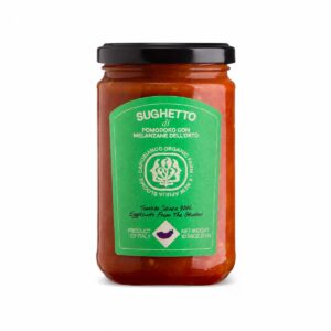 Salsa de Tomate Ecológica con Berenjena Capobianco Farm 300 g italiana para pasta
