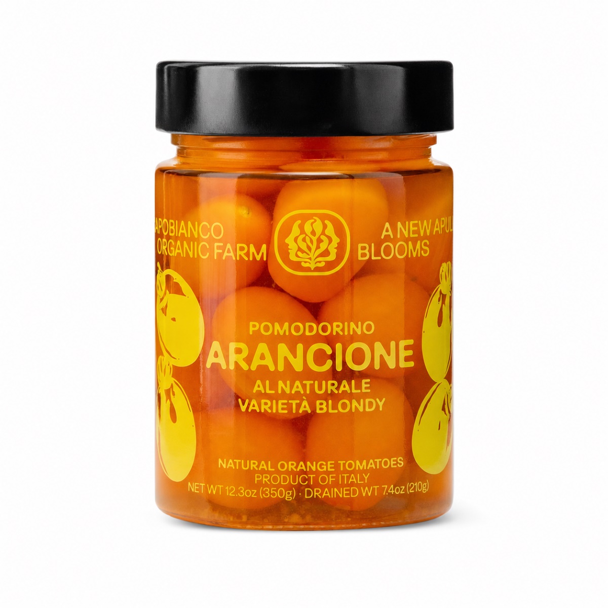 Tomates Cherry Naranja al Natural Ecológicos Blondy Capobianco Farm 350 g Tomates Cherry Naranja al Natural Ecológicos Blondy Capobianco Farm 350 g italianos