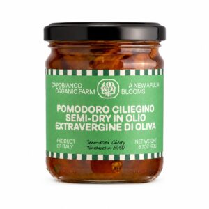 Tomates Cherry Semisecos Ecológicos en AOVE Capobianco Farm 190 g italianos